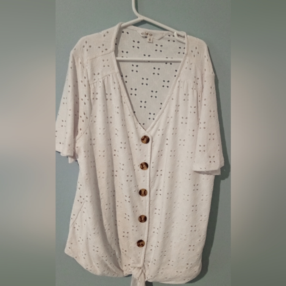 Cleo button-up blouse